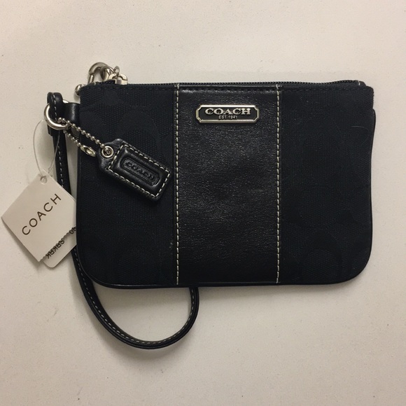 Coach Signature Wristlet - Picture 1 of 3